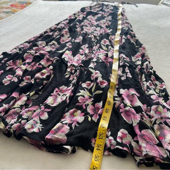 Free People Dress Garden Party Maxi in Black Floral - Picture 6 of 6
